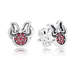NEW! Pandora Disney Minnie Mouse Sparkling Earrings